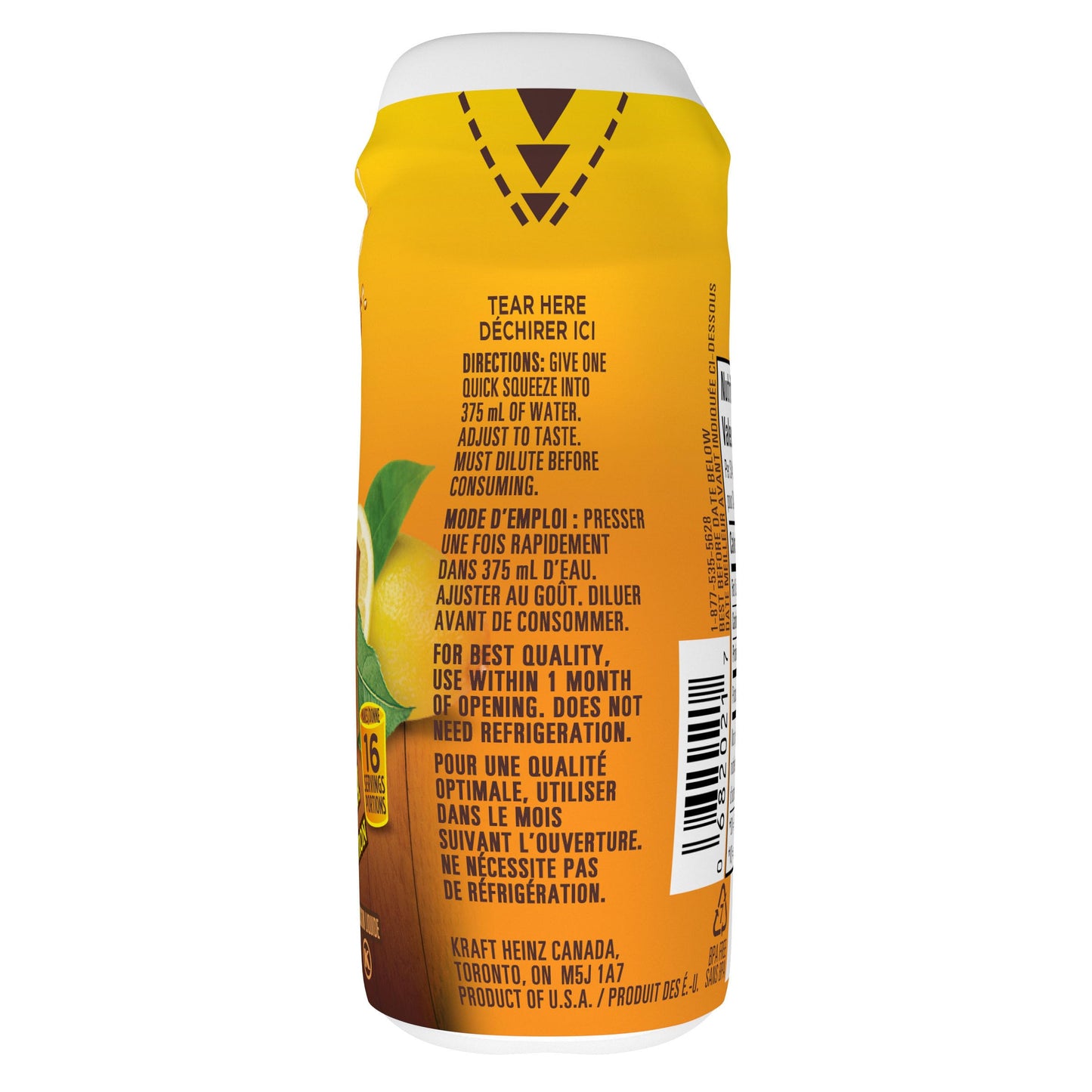 Country Time Lemon Iced Tea Liquid Drink Mix, 48 mL Bottle (Pack of 12) ๐ All In One Marketplace Canada