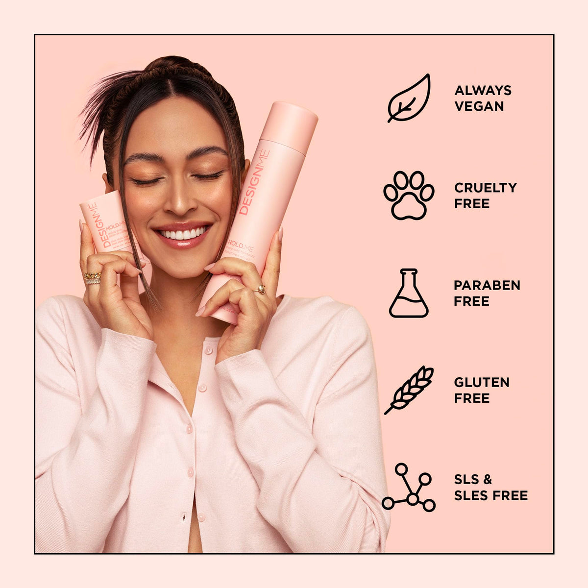 Design.Me HOLD.ME Styling Stick | Vegan Hair Wax Stick for Women | Controls Frizz, Tame Flyaways & Smooths Hair | With Long-Lasting Hold ๐ All In One Marketplace Canada