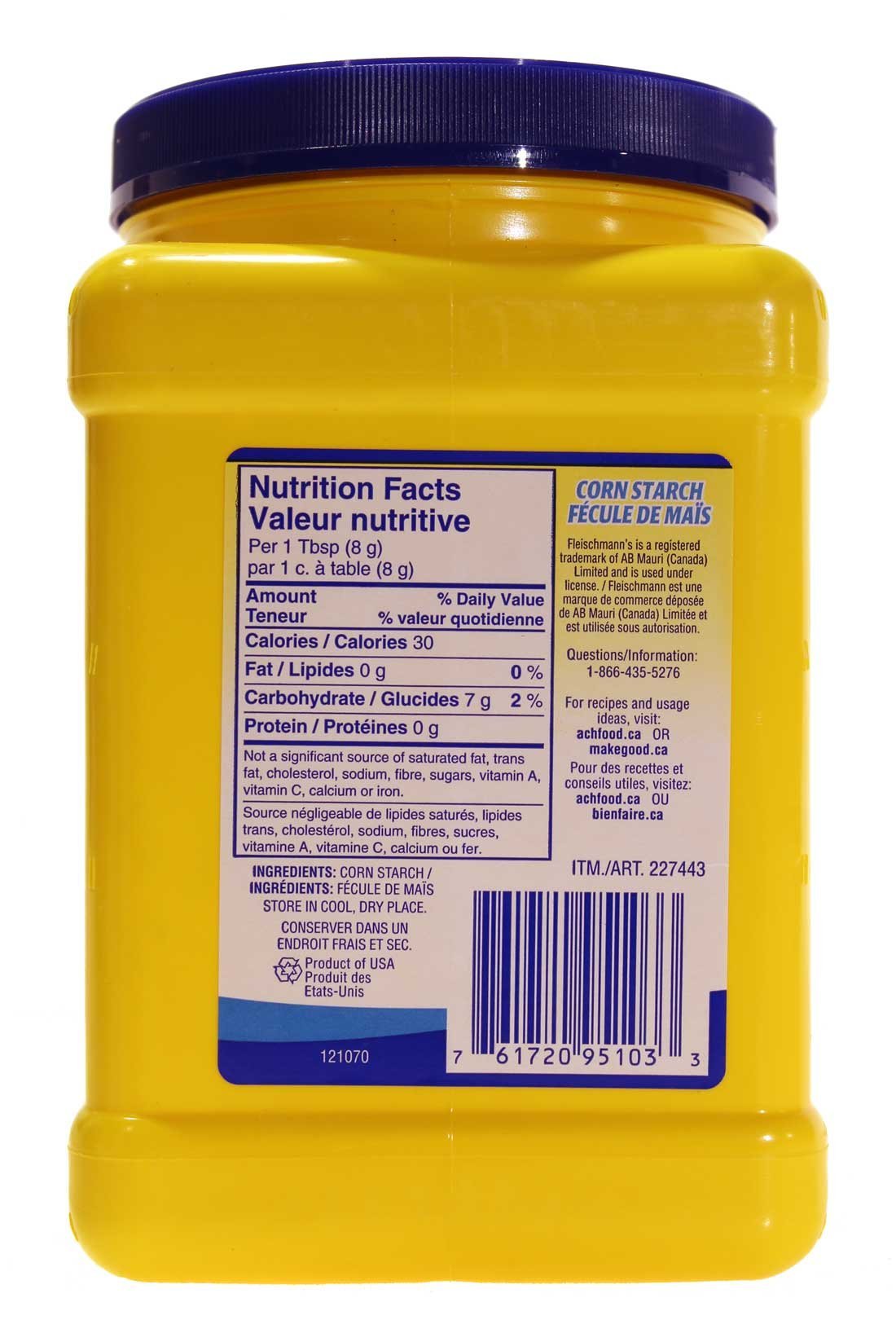Fleischmann's Canada Corn Starch, 1 kg (Pack of 1) ๐ All In One Marketplace Canada