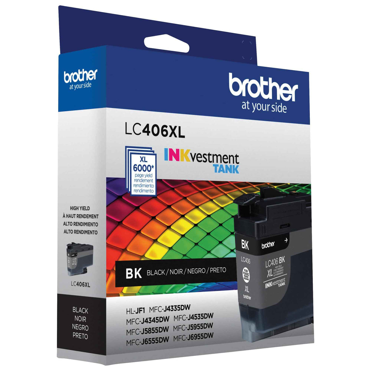 Brother Genuine LC406XLBKS INKvestment Tank High-Yield Black Ink Cartridge, MFC-J4535DW, MFC-J5855DW, MFC-J6555DW ๐ All In One Marketplace Canada