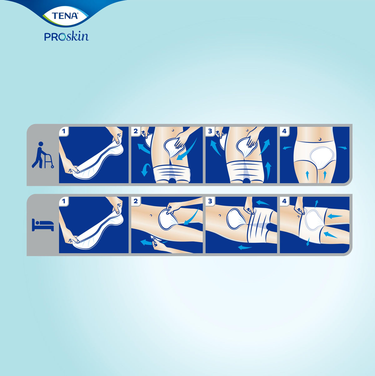 TENA Proskin Day Plus Absorbency Incontinence Pads, Unisex, 40 ct š All In One Marketplace Canada