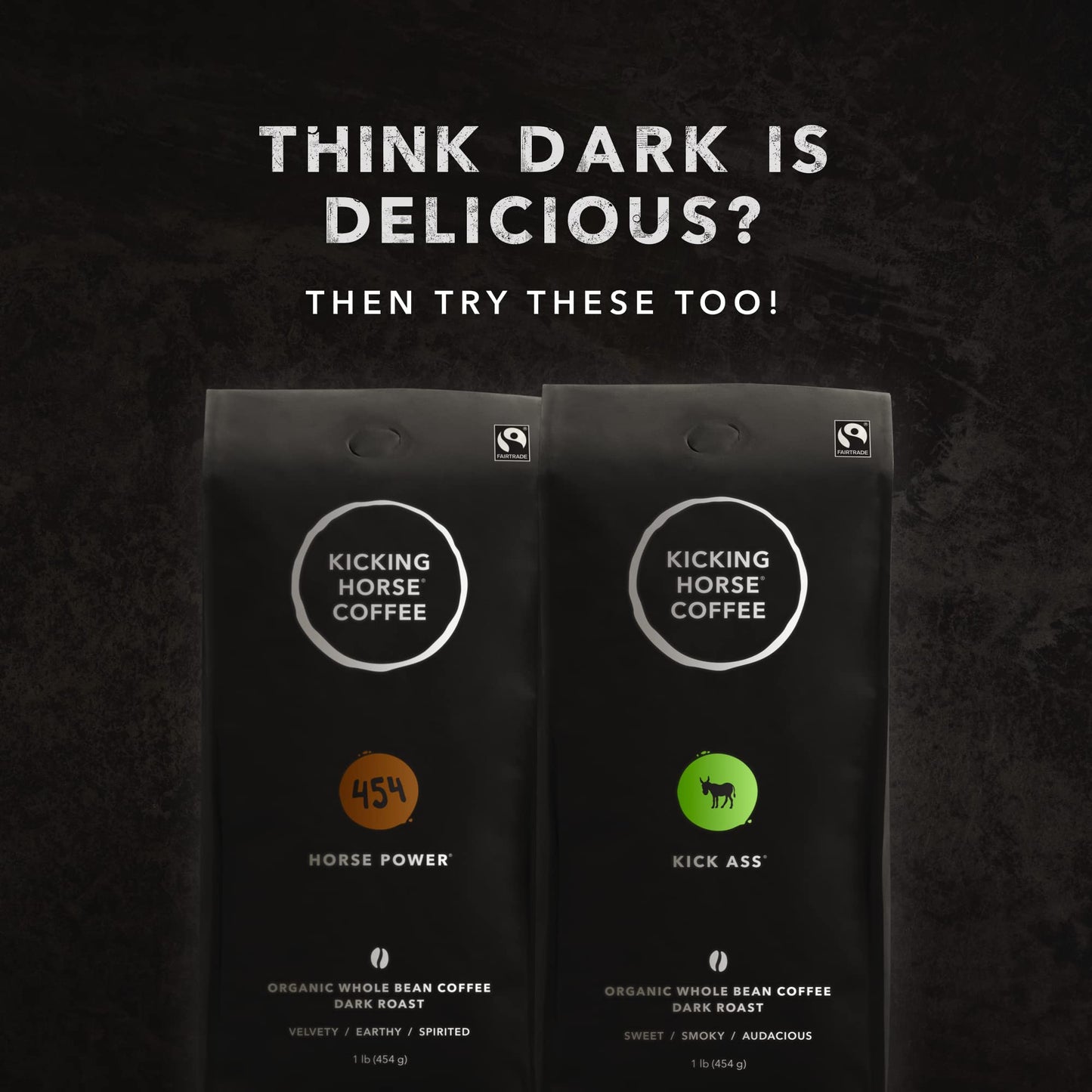 Kicking Horse Coffee, Whole Bean, 1 lb - Certified Organic, Fairtrade, Kosher Coffee, Grizzly Claw - Dark Roast, 454 g (Pack of 1) π All In One Marketplace Canada