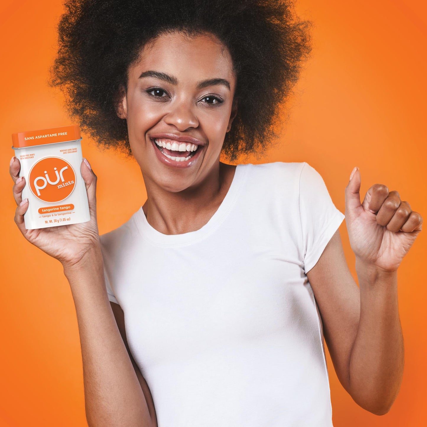 PUR Mints | Aspartame Free | Made with Xylitol | Sugar Free, Vegan, Gluten Free & Keto Friendly | Natural Tangerine Tango Flavoured Mints, 30 Pieces (Pack of 12) ๐ All In One Marketplace Canada