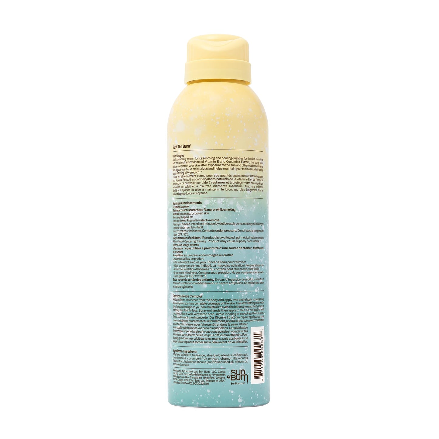 Sun Bum Cool Down Hydrating After Sun Spray, 177ml ๐ All In One Marketplace Canada