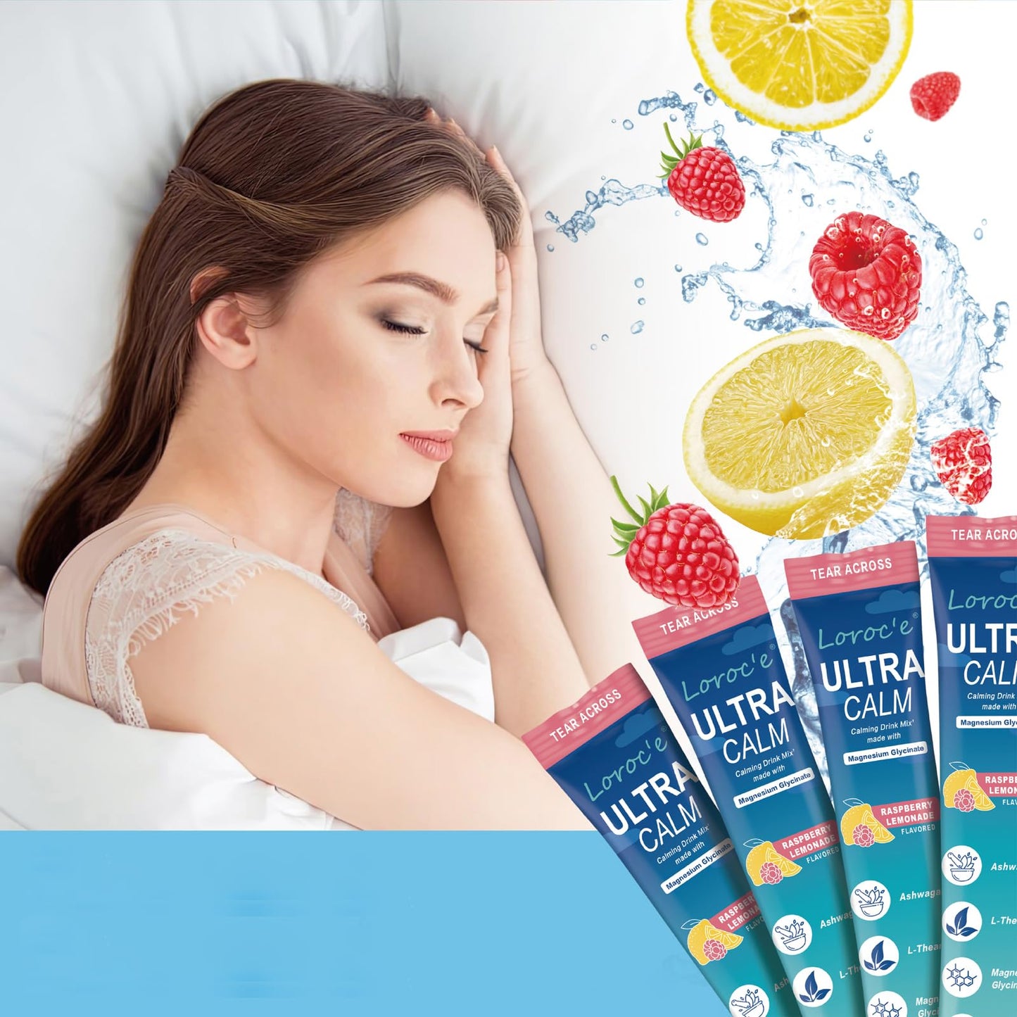 UltraCalm Super Drink Packets, Raspberry Lemon Flavor, Sugar-Free (30 Servings) ๐ All In One Marketplace Canada