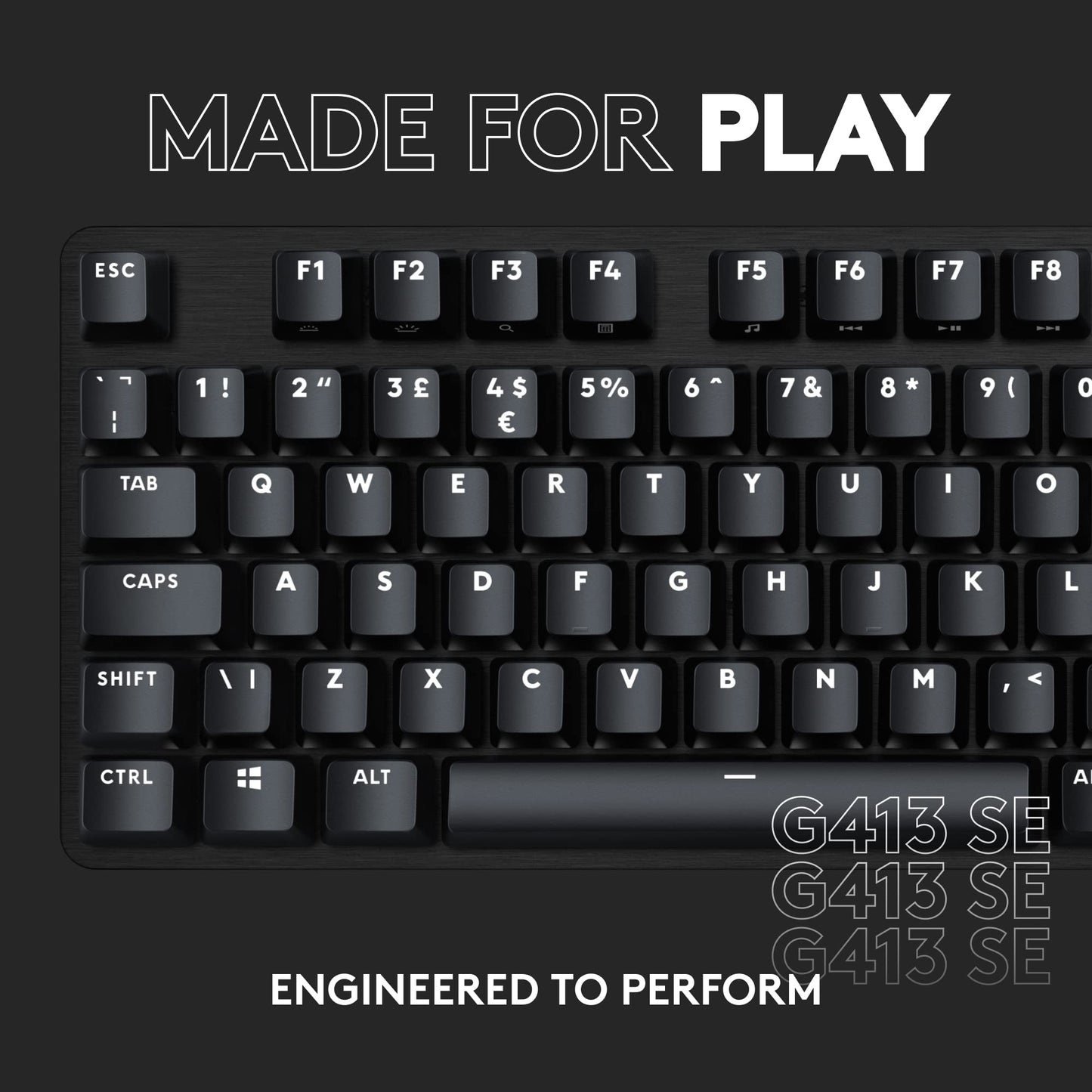 Logitech G413 SE Full-Size Mechanical Gaming Keyboard - Black ๐ All In One Marketplace Canada