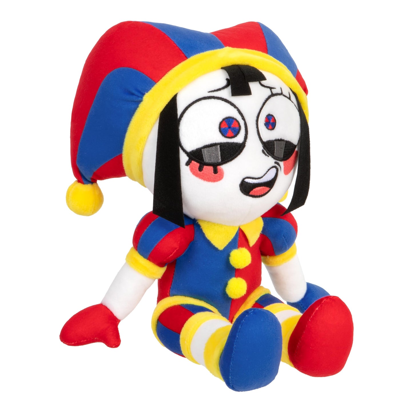 Amazing Digital Circus Large Plush Pomni Figure, 12"/ 30 CM Figure Made with Premium Materials Embroidery, Also Available is The Large Size Plush Caine, Collect Them Both ๐ All In One Marketplace Canada