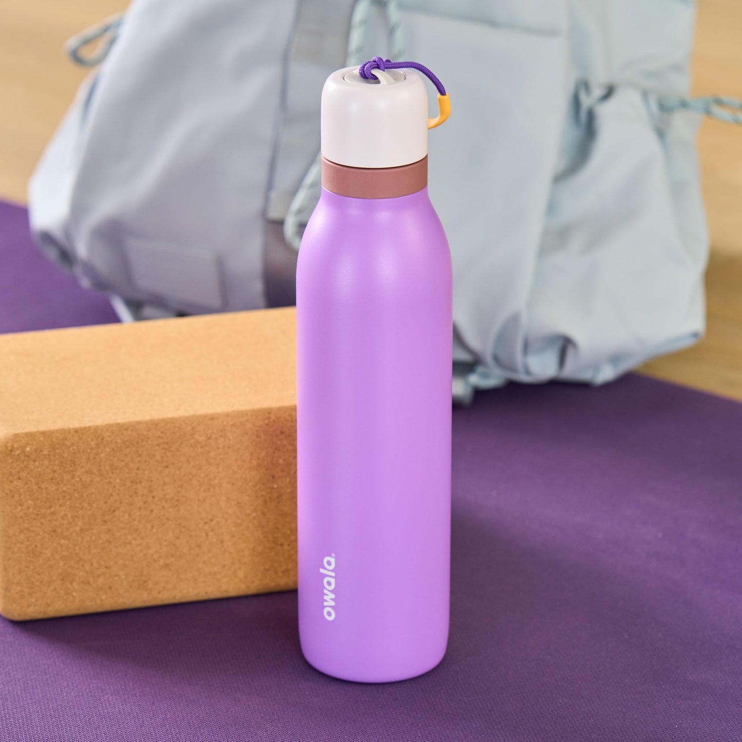 Owala FreeSip Twist Insulated Stainless Steel Water Bottle with Straw for Sports and Travel, BPA-Free, 24-oz, Purple/Purple (California Grapevine) ๐ All In One Marketplace Canada