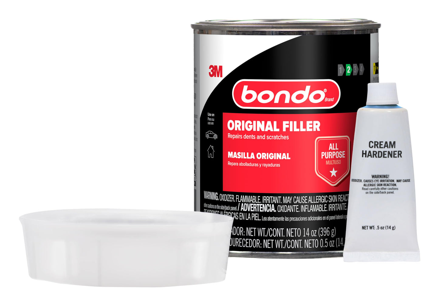 Bondo Body Filler, Original Formula for Fast, Easy Repair & Restoration of Your Vehicle, 14 oz with 0.5 oz Hardener ๐ All In One Marketplace Canada
