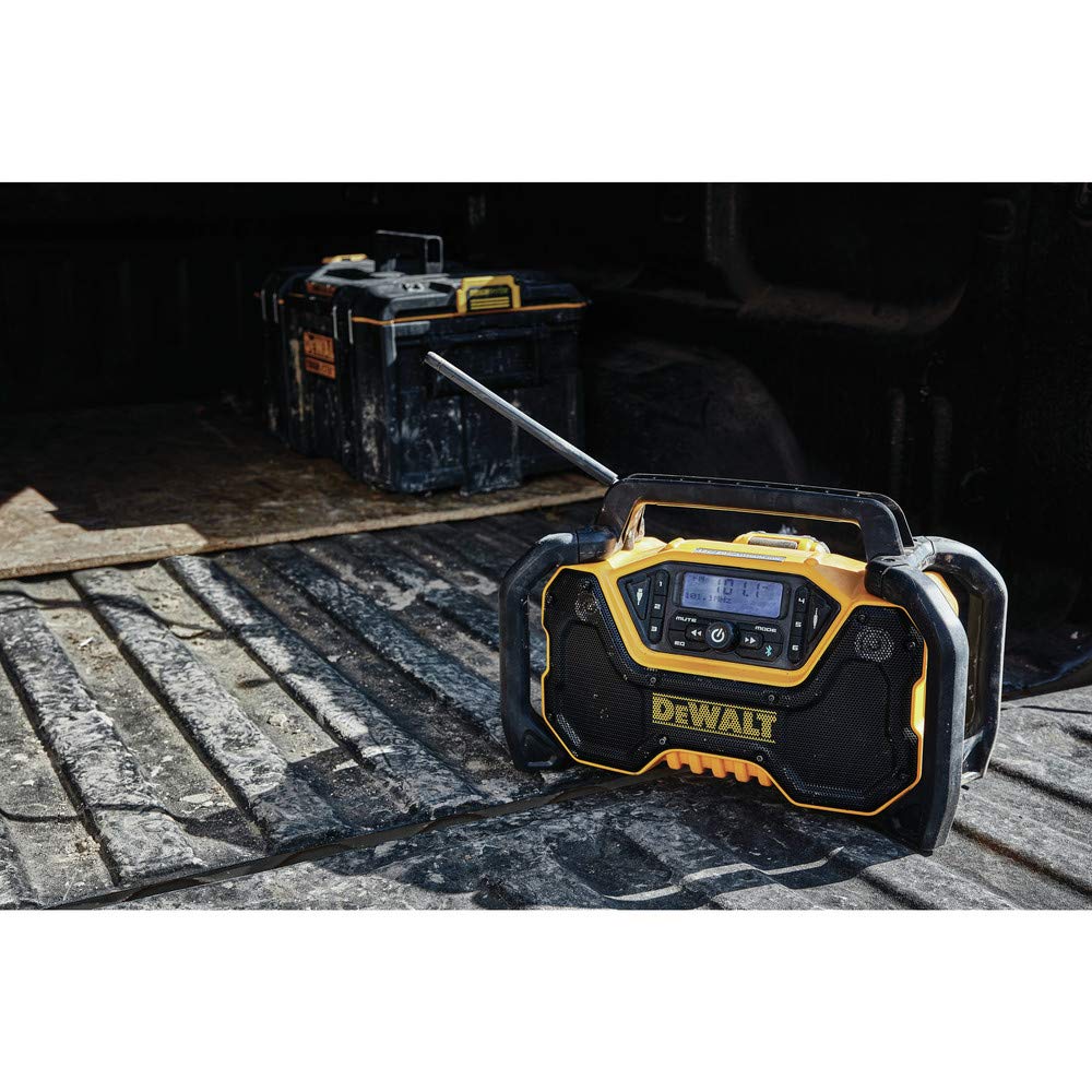 DEWALT 12V/20V MAX* Portable Radio, Bluetooth, Cordless, Jobsite, Tool Only (DCR028B) ๐ All In One Marketplace Canada