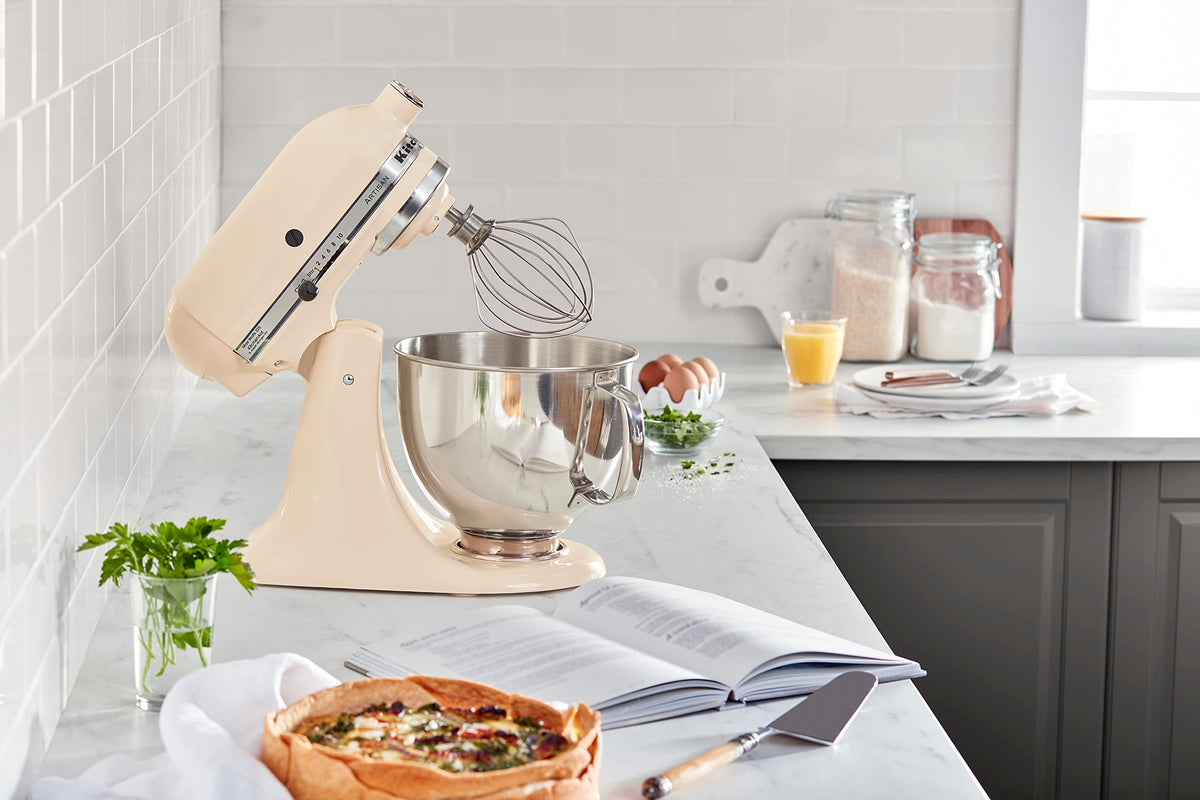 KitchenAid Artisan Series 5-Quart Tilt-Head Stand Mixer, Almond Cream, KSM150PSAC ๐ All In One Marketplace Canada