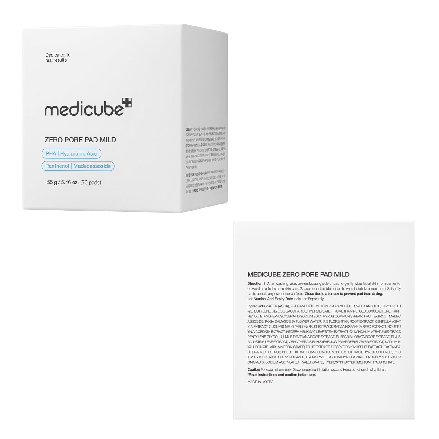 medicube Zero Pore Mild Pad 70 pads ๐ All In One Marketplace Canada