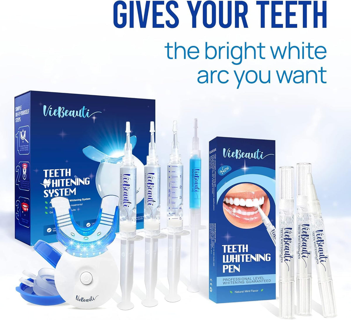 VieBeauti Teeth Whitening Pen Gel: 30+ Uses - Teeth whitening Gel with Professional Formulation and Ingredients, No Sensitivity, Travel-Friendly, Beautiful White Smile Mint ๐ All In One Marketplace Canada