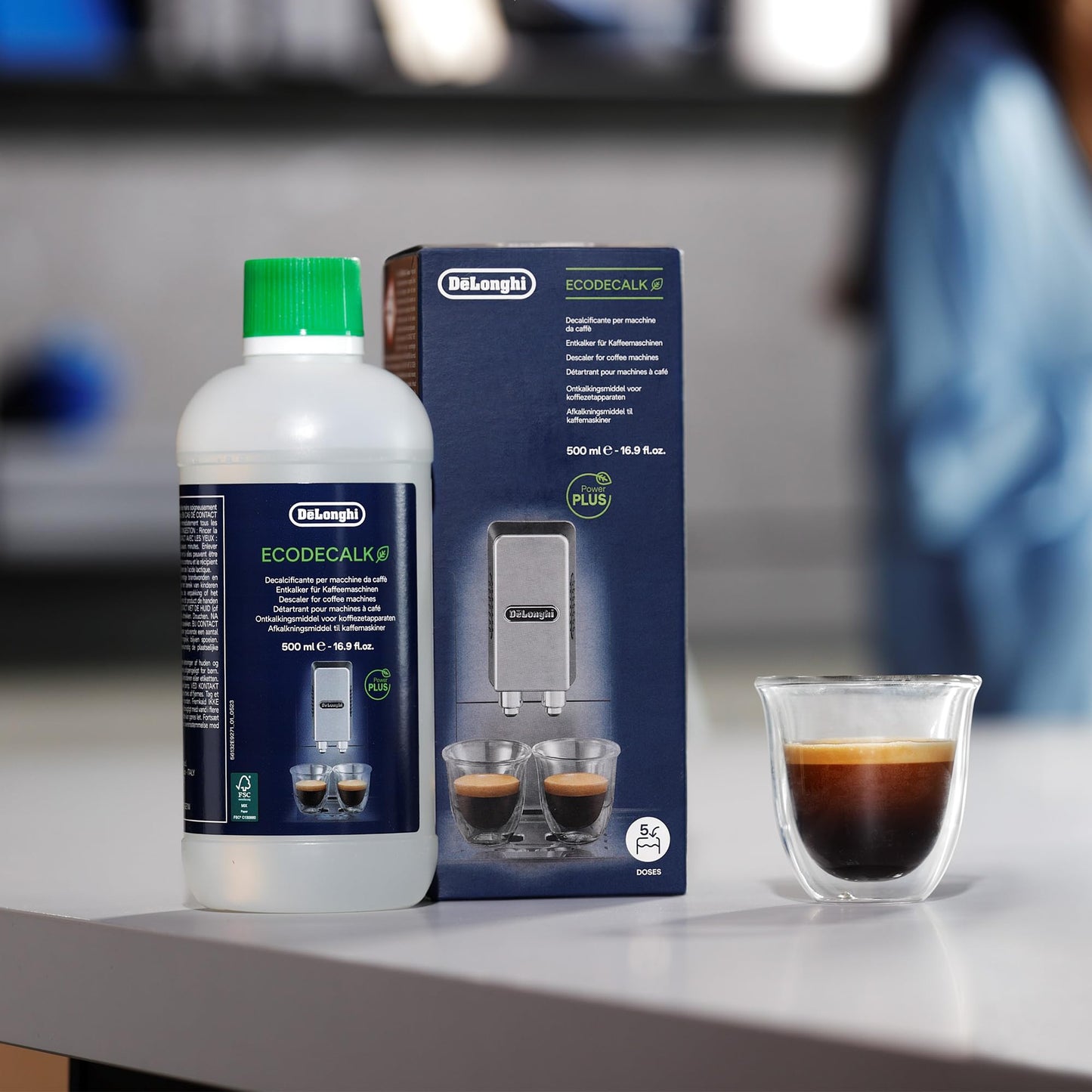 De'Longhi EcoDecalk Descaler, Eco-Friendly Universal Descaling Solution for Coffee & Espresso Machines, 16.90 oz (5 uses) ๐ All In One Marketplace Canada