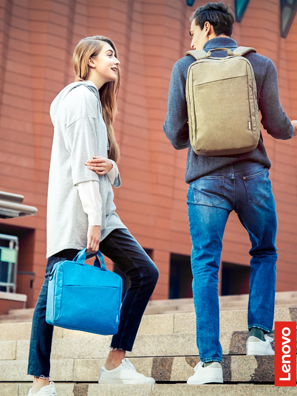 Lenovo Laptop Carrying Case T210, fits for 15.6-Inch Laptop and Tablet, Sleek Design, Durable and Water-Repellent Fabric, Business Casual or School, GX40Q17230 Casual Toploader - Blue ๐ All In One Marketplace Canada