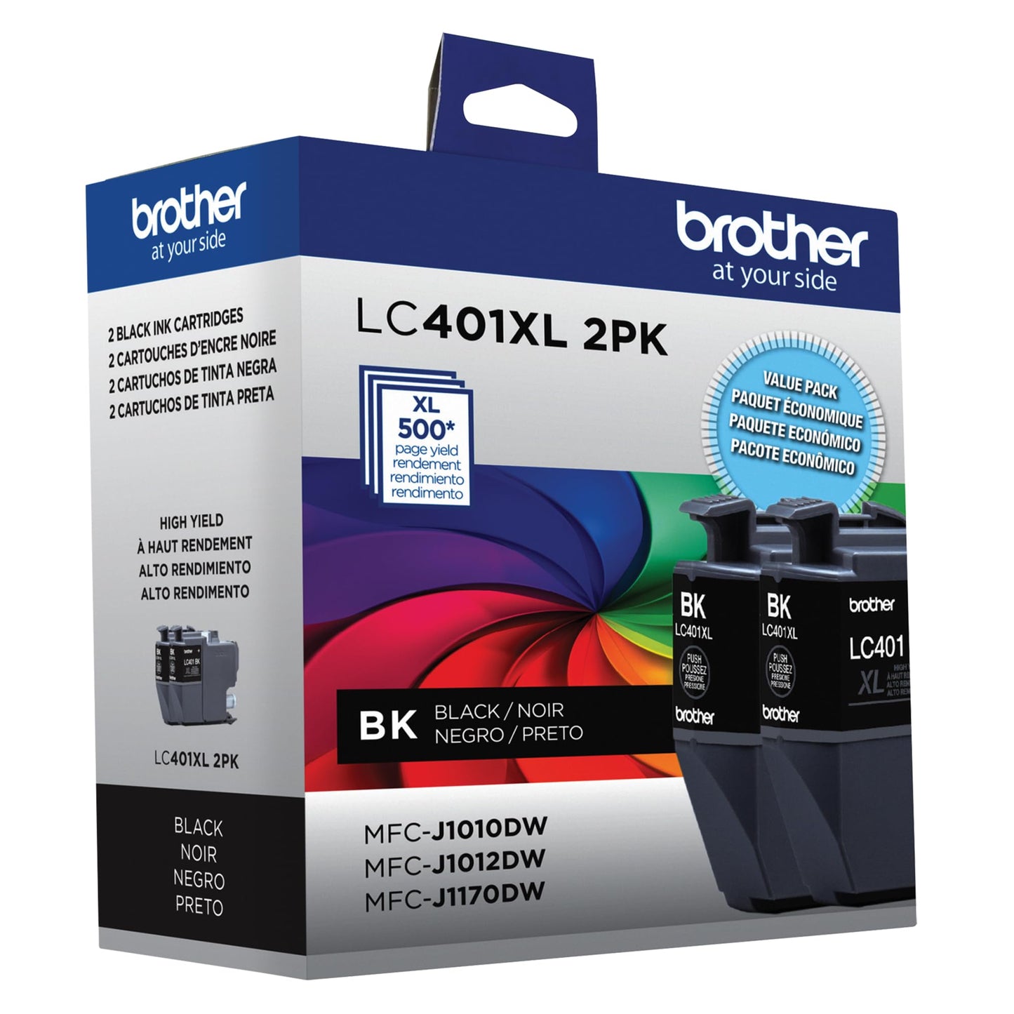 Brother Genuine LC401XL 2PK High Yield 2-Pack Black Ink Cartridges ๐ All In One Marketplace Canada