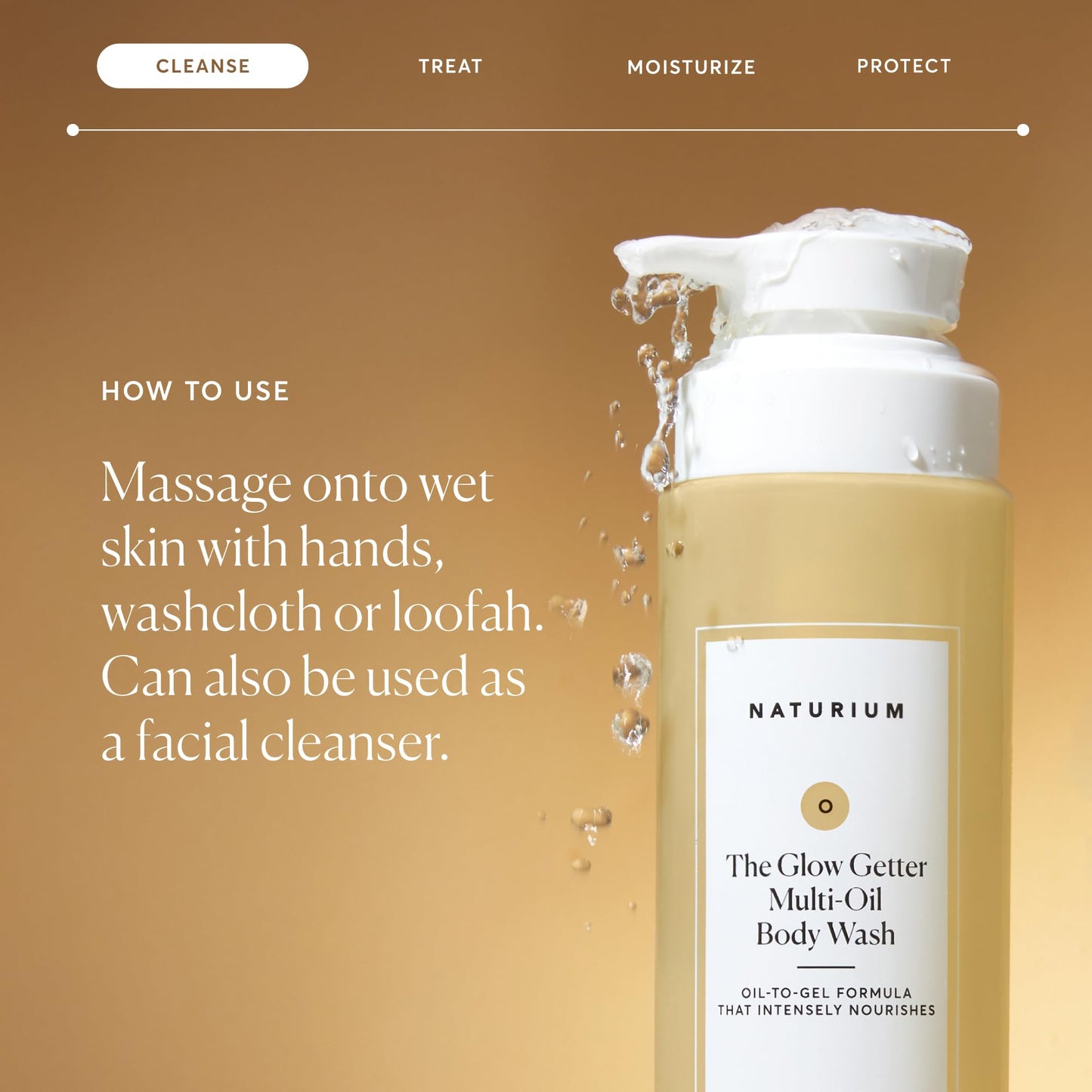 The Glow Getter Multi-Oil Hydrating Body Wash | Gentle Cleanser | 16.9 FL OZ / 500 ml π All In One Marketplace Canada