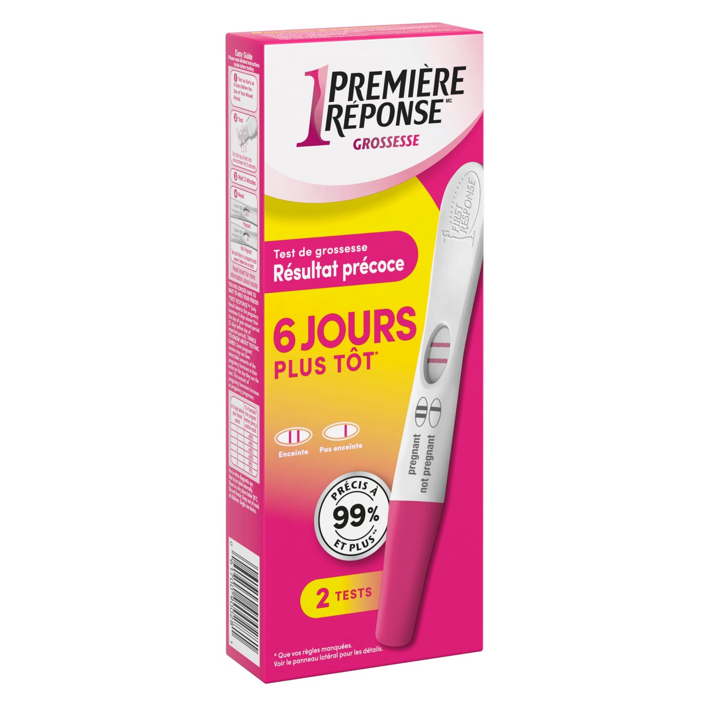 First Response Early Result - Pregnancy Test Kit - Detect Pregnancy 6 Days Sooner Than Your Missed Period - Over 99% Accurate - Analog (2 Count) ๐ All In One Marketplace Canada