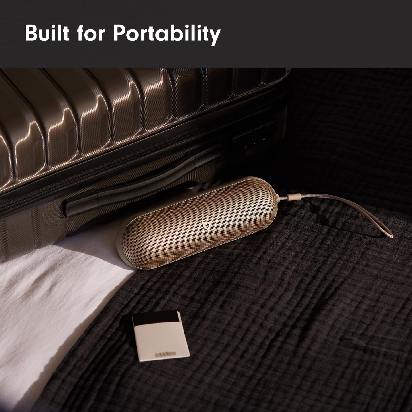 Beats Pill - Wireless Bluetooth Speaker and Portable Charger via USB-C - Up to 24 Hours Battery Life, IP67 Water Resistant, Apple & Android Compatible, Built-in Microphone β Champagne Gold π All In One Marketplace Canada