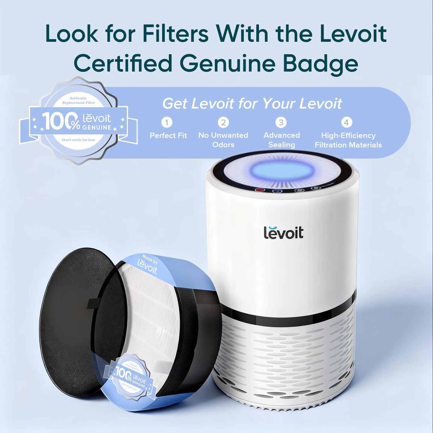 Levoit Air Purifiers for Bedroom, LV-H132 White π All In One Marketplace Canada