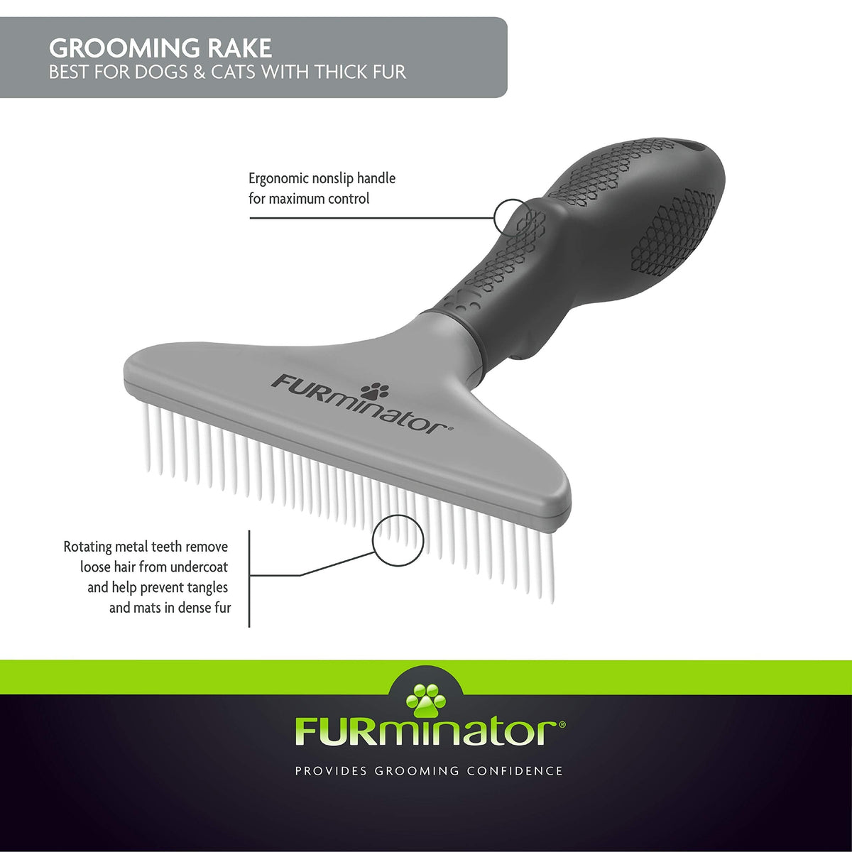 FURminator Grooming Rake, Updated Model ๐ All In One Marketplace Canada