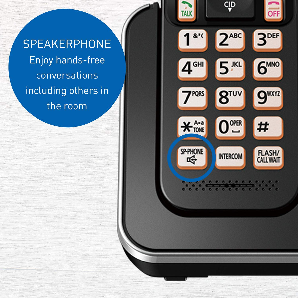 Panasonic DECT 6.0 Expandable Cordless Phone with Call Block - 3 Cordless Handsets - KX-TGC383CB (Black) ๐ All In One Marketplace Canada