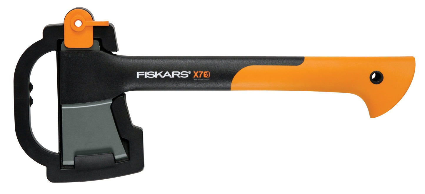 Fiskars X7 Hatchet Lightweight Wood Splitter for Small to Medium Size Kindling with Proprietary Blade and Shock-Absorbing FiberComp Handle, Lawn and Garden Tool, 14 inch, 1.5 pounds ๐ All In One Marketplace Canada