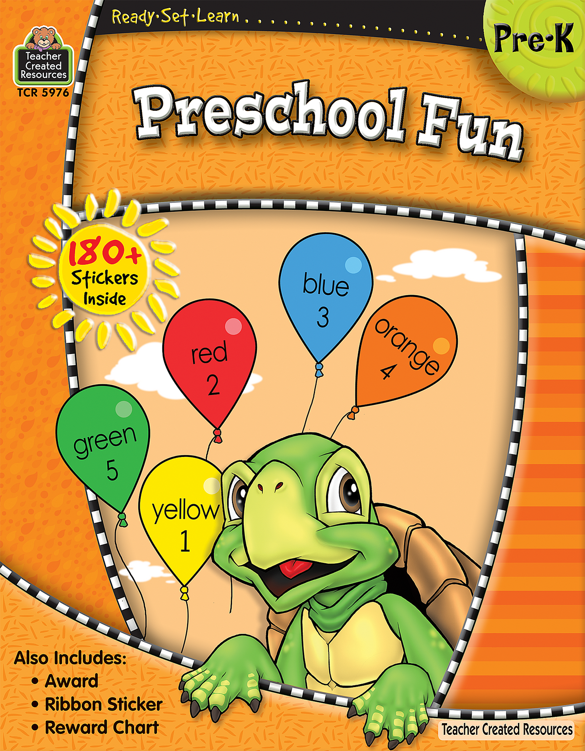 Teacher Created Resources - Ready Set Learn: Preschool Fun Workbook (PreK) - Ages 3+