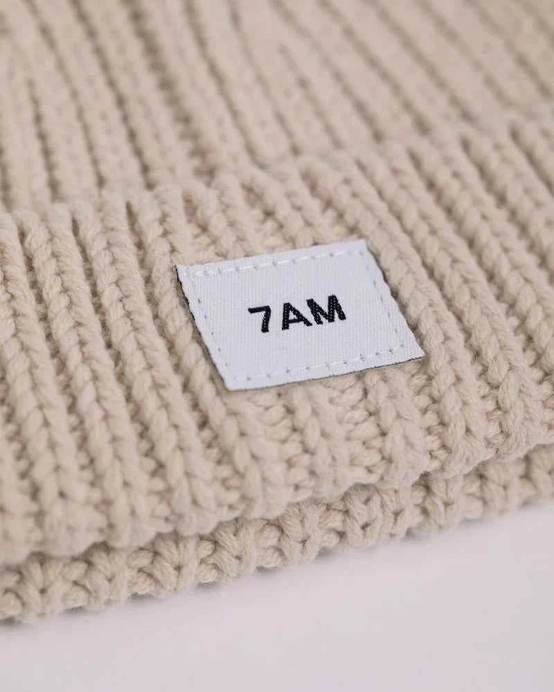 Chunky Beanie | Sand | 7am