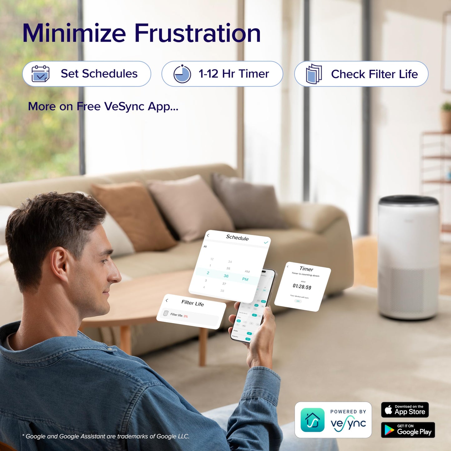 Levoit Smart Air Purifiers for Large Room Home Up to 1733 FtΒ², Core 400S-P π All In One Marketplace Canada
