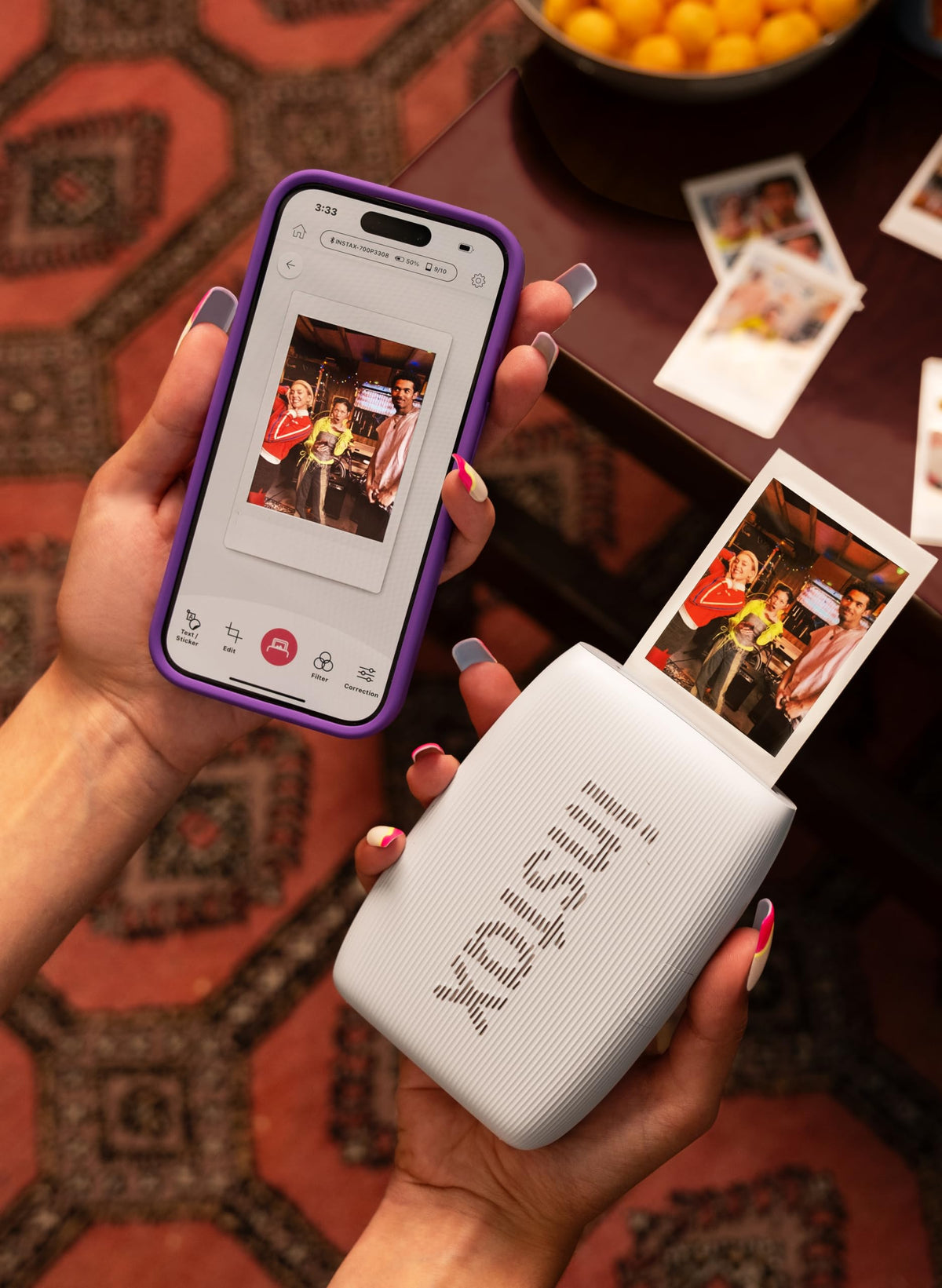 Fujifilm Instax Mini Link 3 Smartphone Printer - Clay White π All In One Marketplace Canada
