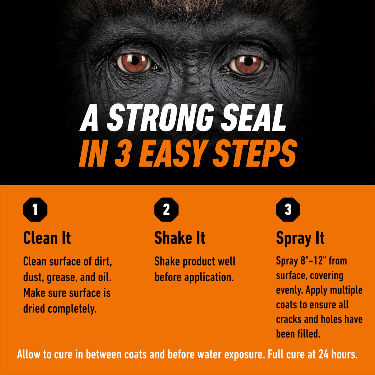 Gorilla Waterproof Patch & Seal Spray, Flexible Rubberized Coating, Seals Out Water Air & Moisture, Stops & Prevents Leaks, White, 14oz/396g, (Pack of 1) ๐ All In One Marketplace Canada