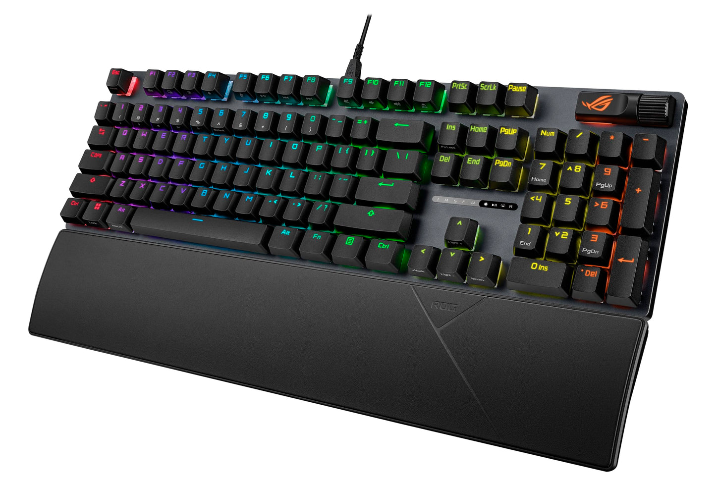 ASUS ROG Strix Scope II X Wired USB Mechanical Gaming Keyboard โ 100% Full-Size, Hot Swappable Pre-lubed ROG NX Snow V2 Linear Switches, PBT Keycaps, RGB, PC/Mac Support - Black ๐ All In One Marketplace Canada