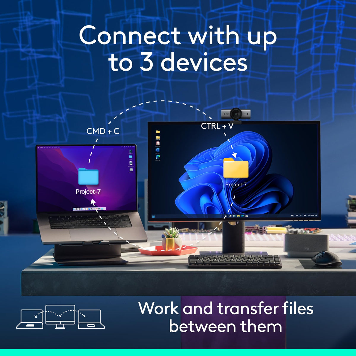 Logitech MX Master 3S Bluetooth Edition Wireless Mouse, No USB Receiver - Ultra-Fast Scrolling, Ergo, 8K DPI, Track on Glass, Quiet Clicks, Works with Apple Mac, Windows PC, Linux, Chrome - Graphite ๐ All In One Marketplace Canada