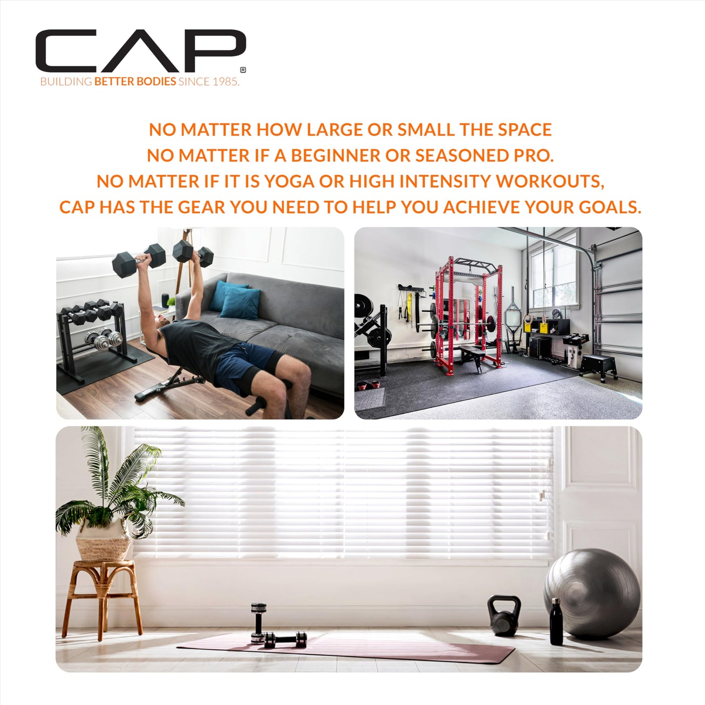 CAP Barbell 20 LB Pair Coated Hex Dumbbell Weight ๐ All In One Marketplace Canada