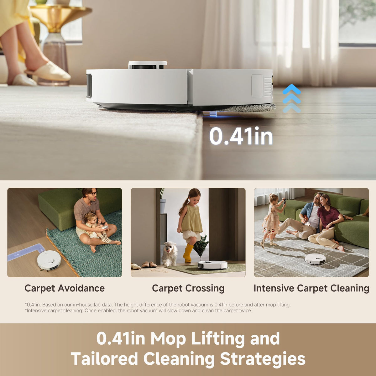 DREAME L40 Ultra Gen 2 Robot Vacuum and Mop with 25,000Pa Suction, Extendable Side Brush and Mop, All-in-One Self-Cleaning Dock, Voice & App Control, White 🍁 All In One Marketplace Canada