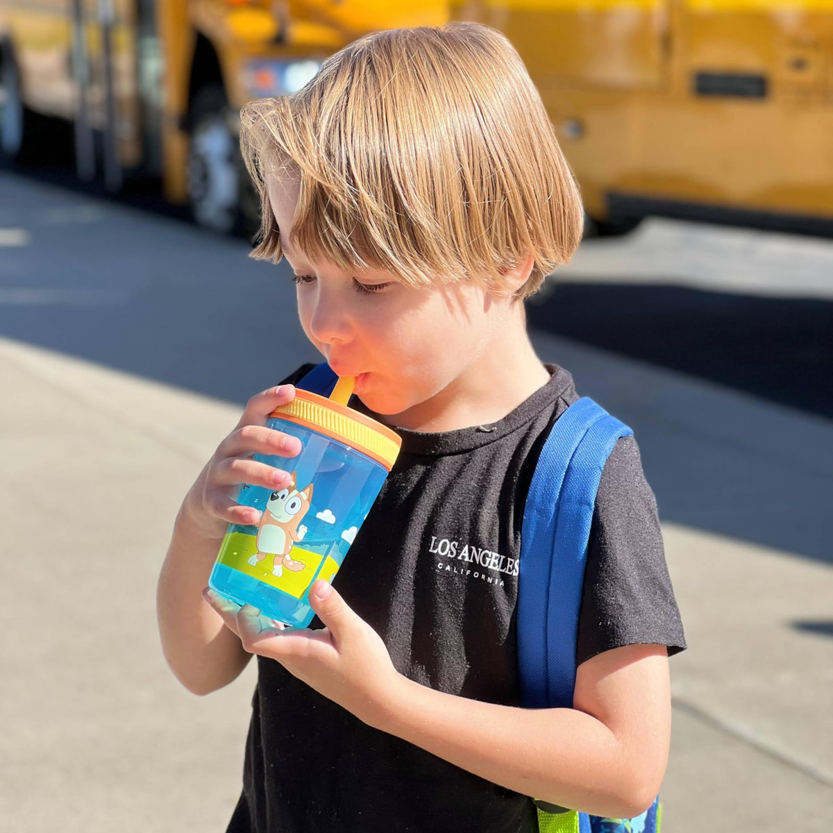 Zak Designs Bluey Kelso 15oz Leak-Proof Toddler Straw Cups, 2-Pack ๐ All In One Marketplace Canada