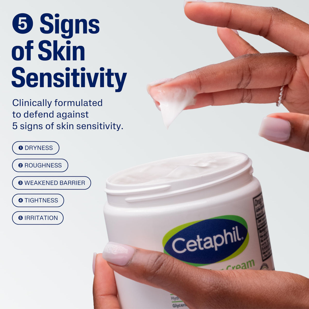 Cetaphil Moisturizing Cream With Sweet Almond Oil And Glycerin - 48hr Hydration - For Dry To Very Dry And Sensitive Skin - Fragrance Free, Paraben Free - Dermatologist Recommened, 453g ๐ All In One Marketplace Canada