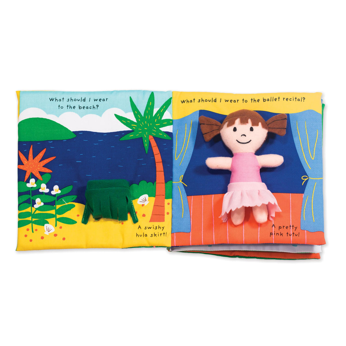 Melissa & Doug Soft Activity Baby Book - What Should I Wear?Sensory Toys for Toddlers, Travel Toys for Toddlers, Dress Up Doll for Babies and ๐ All In One Marketplace Canada