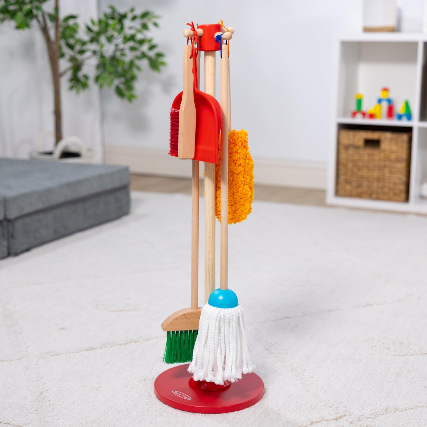 Melissa & Doug Dust Sweep Mop, 6-Pc. Toddler Cleaning Set with Kids Broom & Accessories, Preschool Learning Activities & Kids Toys for Girls & Boys 3+ ๐ All In One Marketplace Canada