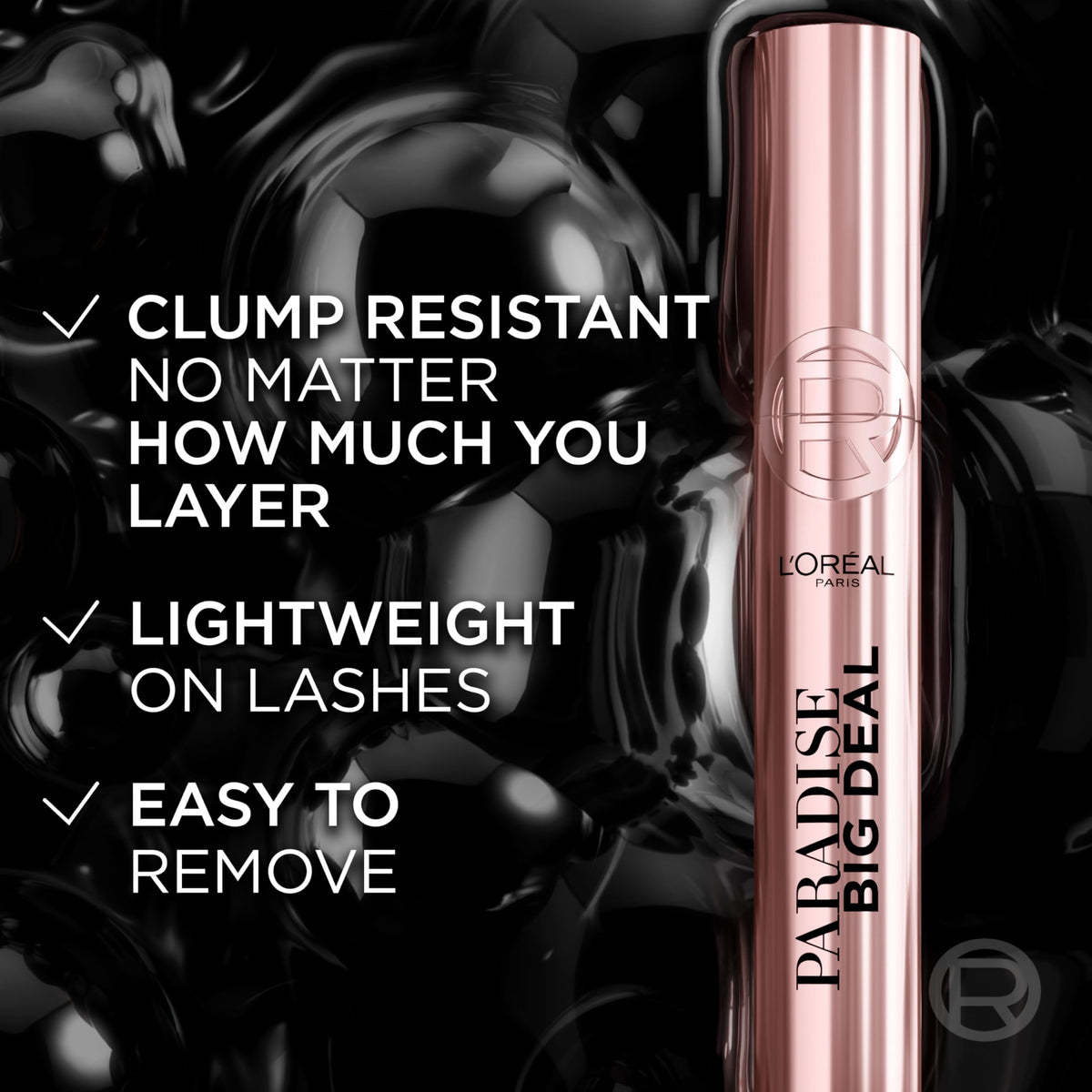 L'Oréal Paris Paradise Big Deal Volumizing Mascara, Buildable & Lengthening Mascara, No Clumps, Lightweight, Black Brown 10.9 ml 🍁 All In One Marketplace Canada