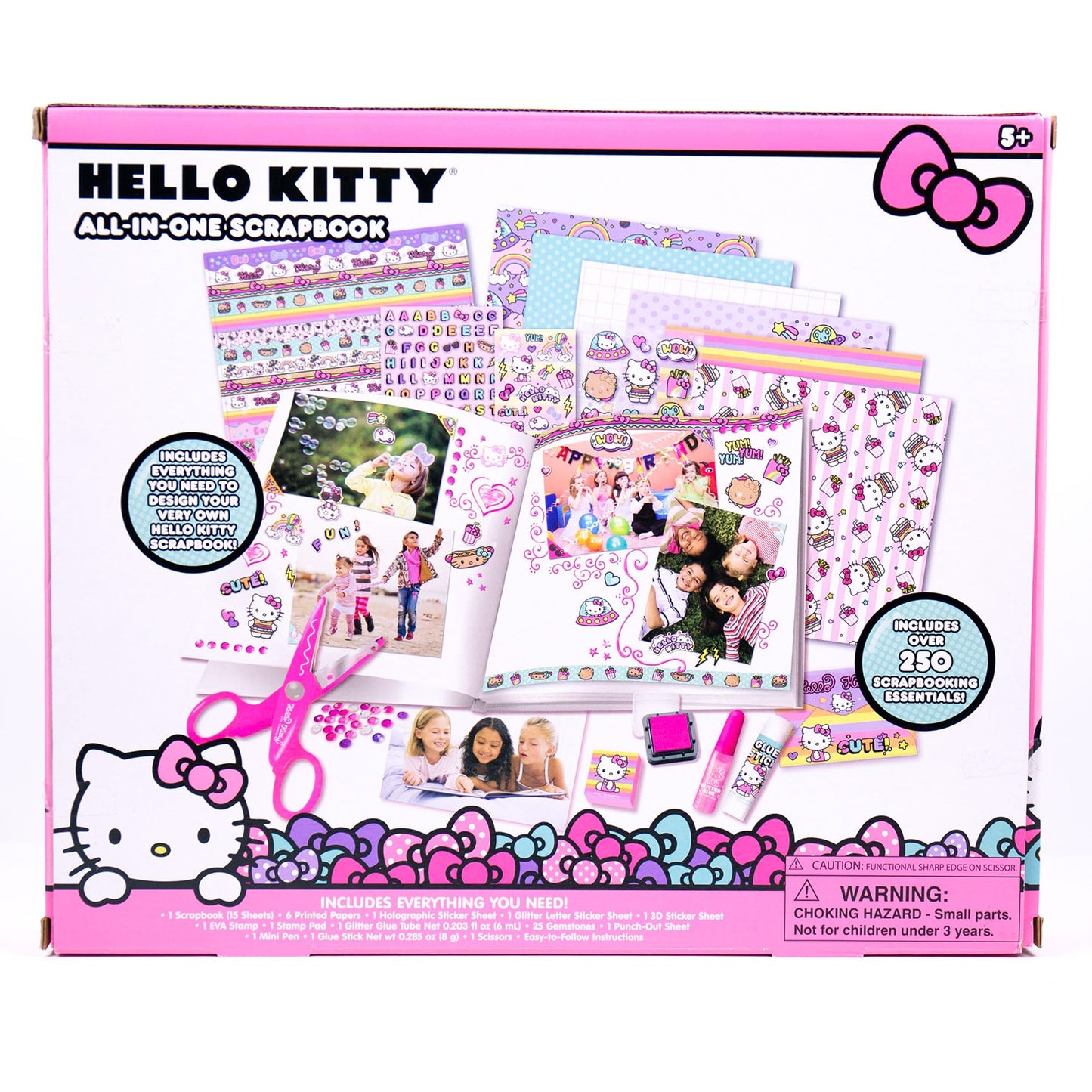 Horizon Group USA Hello Kitty All-In-One Scrapbook, Over 250 Sanrio Stationery, Cute School Supplies, Hello Kitty Notebook, Kawaii Stationery ๐ All In One Marketplace Canada