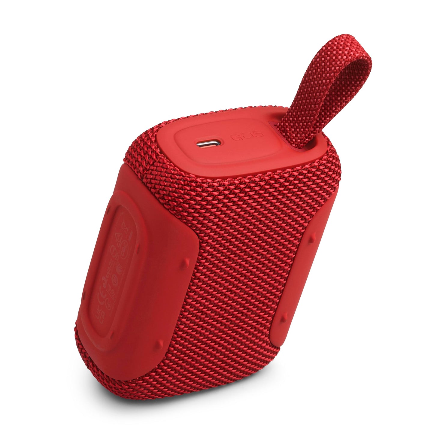 JBL Go 5 - Ultra-Portable Waterproof & Drop-Proof Speaker with JBL Legendary Sound & Ambient Edge Lighting, AirTouch Instant Stereo Pairing or Link Multiple Compatible Speakers via Auracast⢠(Red) đ All In One Marketplace Canada