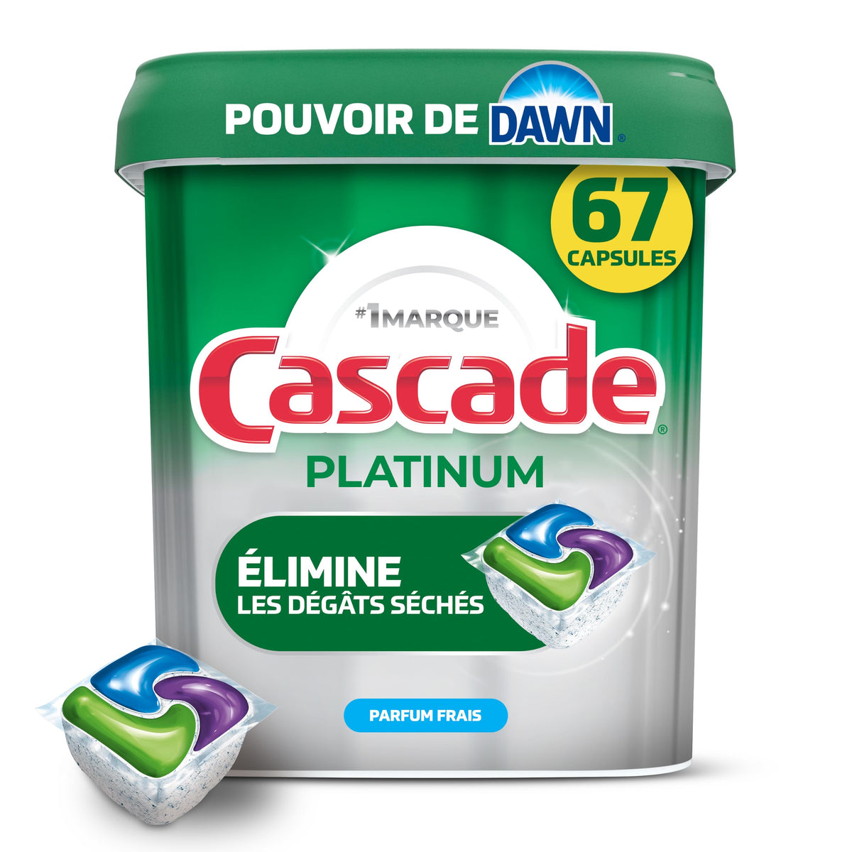 Cascade Platinum Dishwasher Detergent Pods, Dish Detergent Soap, Fresh Scent, 67 Count ๐ All In One Marketplace Canada
