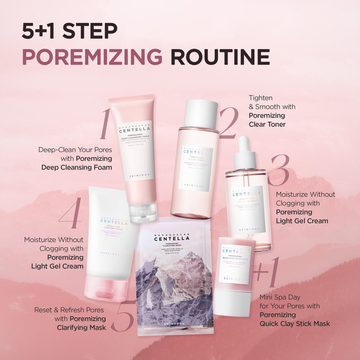SKIN1004 Madagascar Centella Poremizing Light Gel Cream 2.53 fl.oz (75ml) | Tightens Pores | Soothes Irritated Skin ๐ All In One Marketplace Canada