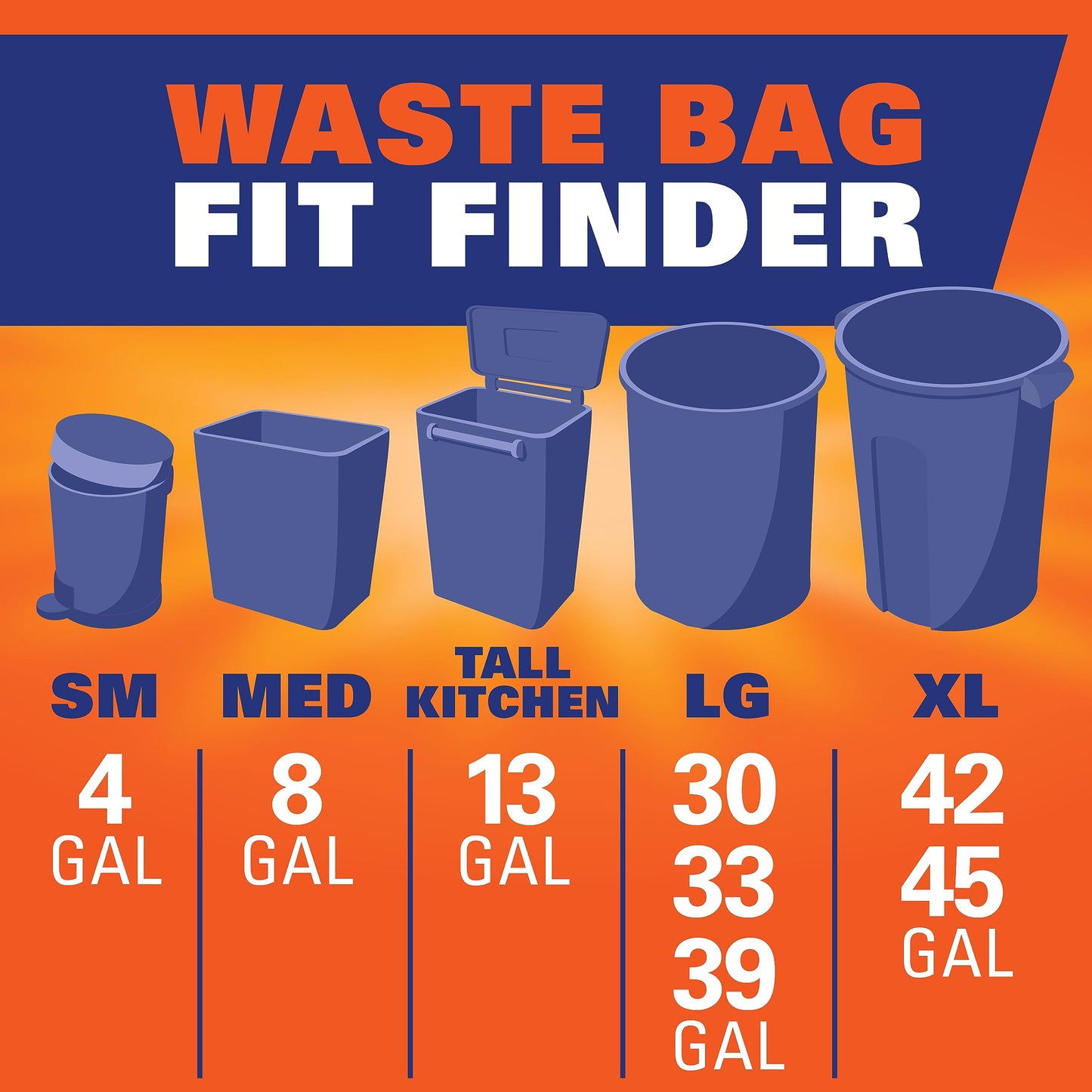 Hefty Recycling Trash/Garbage Bags (Blue, Kitchen Drawstring, 13 Gallon, 60 Count) ๐ All In One Marketplace Canada