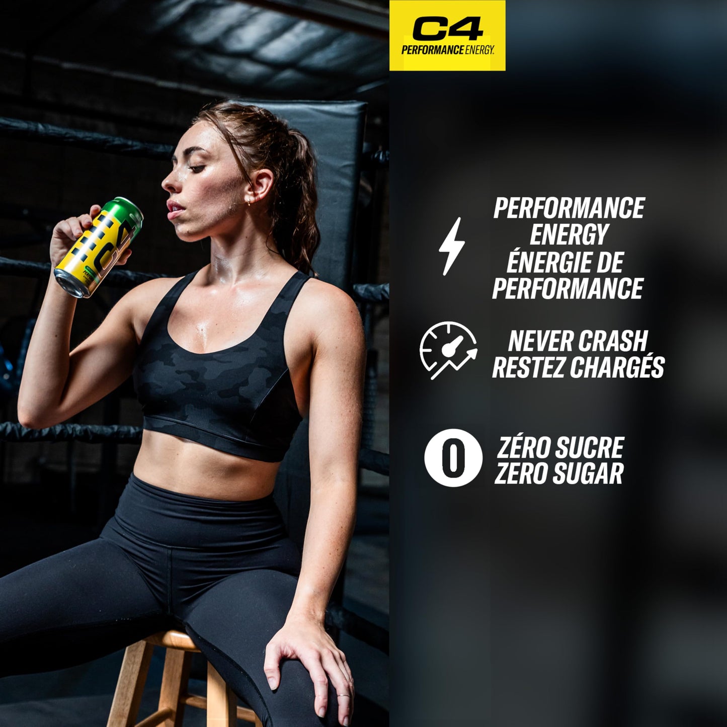 Cellucor C4 Performance Energy Drink, Twisted Limeade, Carbonated Sugar Free Drink with no Artificial Colours or Dyes, 473mL, 12 count š All In One Marketplace Canada