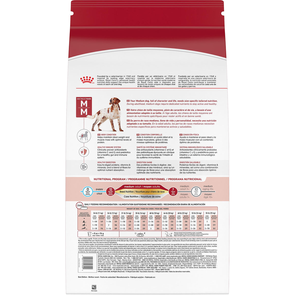 Royal Canin Medium Breed Adult Dry Dog Food, 30 lb Bag ๐ All In One Marketplace Canada
