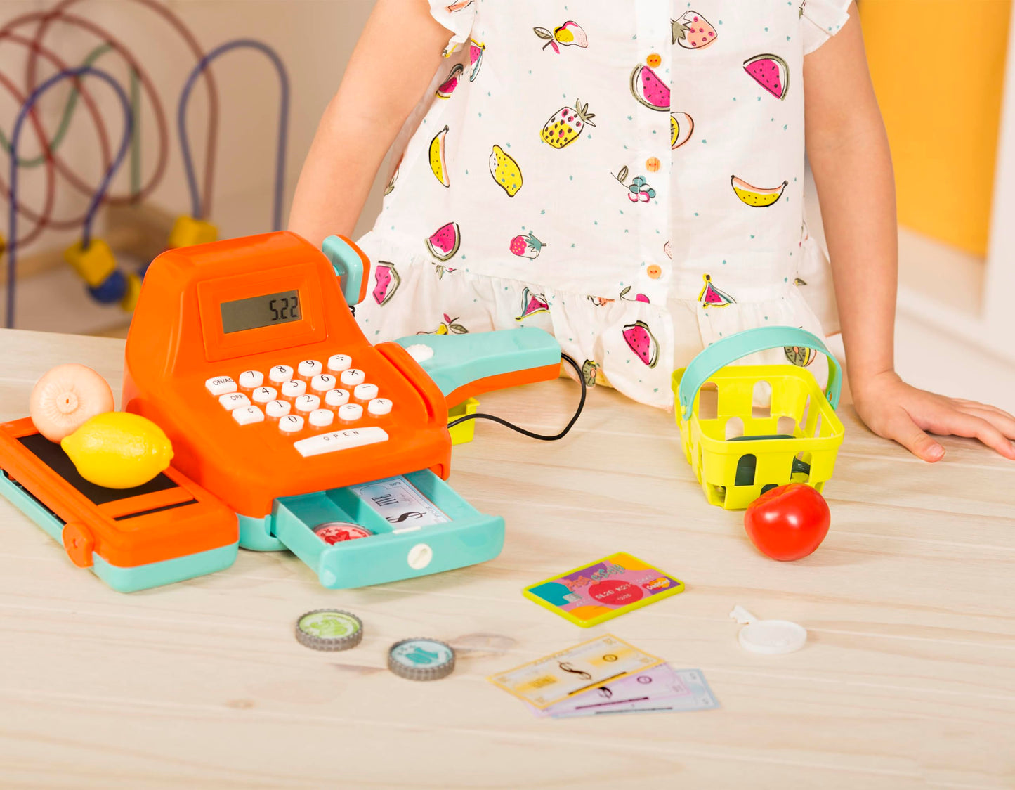 Battat Kids Cash Register with Scanner & Sounds, 26-Piece Set, 26 Pieces ๐ All In One Marketplace Canada