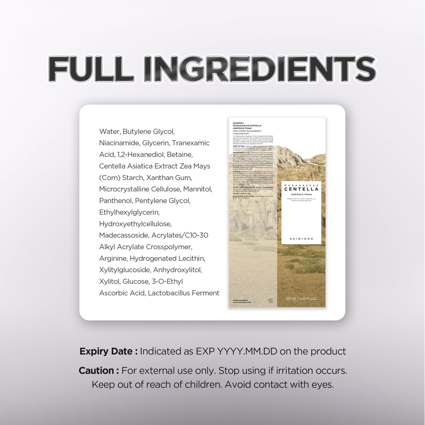 SKIN1004 Madagascar Centella Tone Brightening Capsule Ampoule 100ml, 3.38 fl.oz ๐ All In One Marketplace Canada